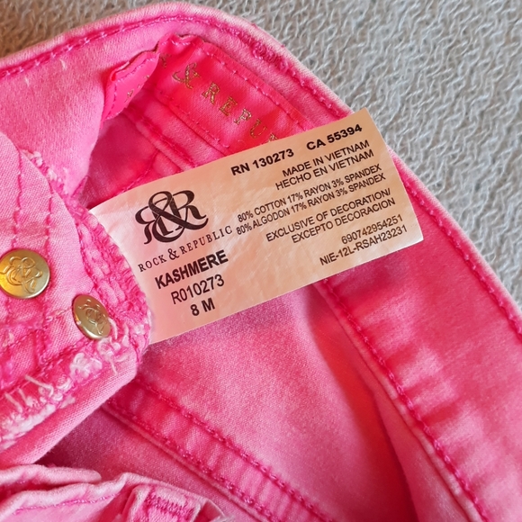 Neon Pink Jeans - Picture 3 of 6